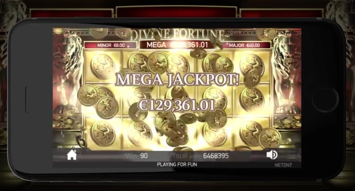 Jeu jackpot Divine Fortune New